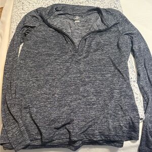 Under Armour Women's Charcoal Heather Quarter-Zip Pullover